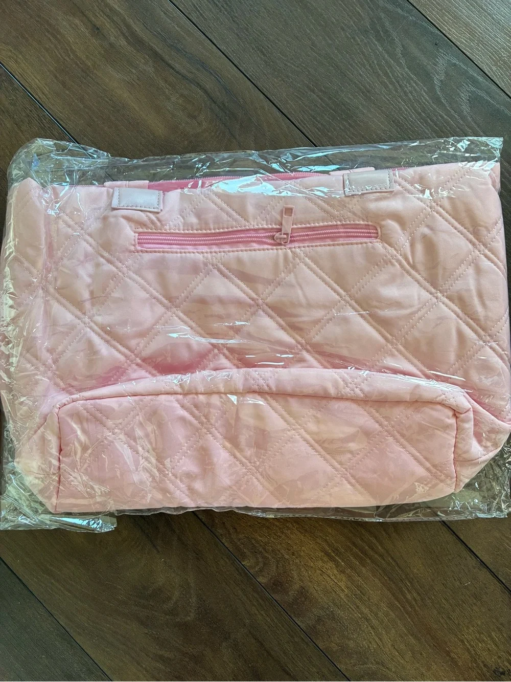 Leneige Pink Puffer Tote Bag